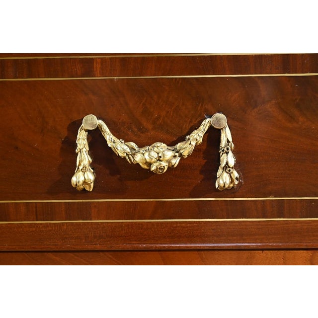 Louis XVI Mahogany Commode, Late 18th Century For Sale - Image 11 of 18