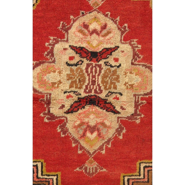 Turkish Vintage Turkish Oushak Area Rug 3'7 X 6'4 For Sale - Image 3 of 8