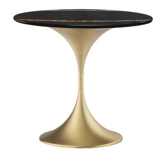 Daperto Small Sahara Noir Golden Coffee Table by P. Rizzatto For Sale