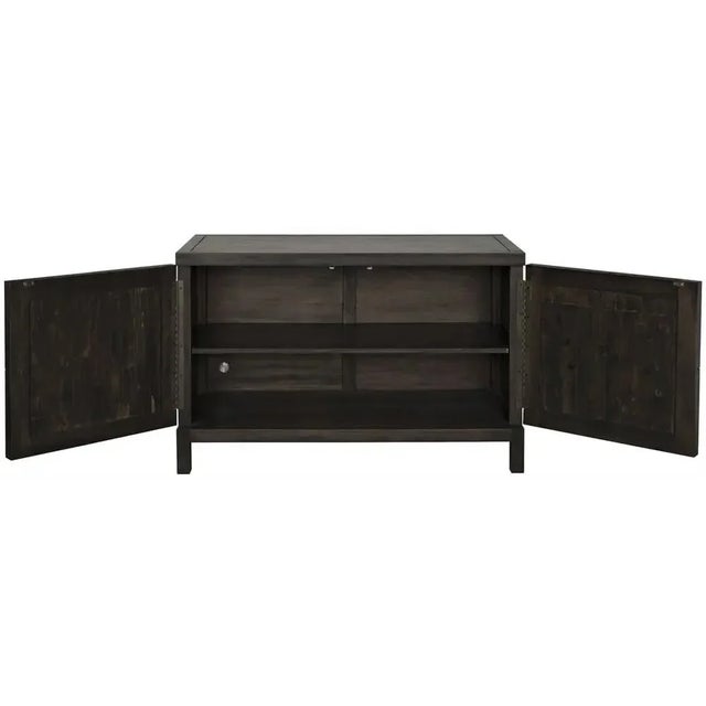 Noir NOIR Quadrant 2 Door Sideboard, Ebony Walnut For Sale - Image 4 of 9