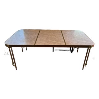 Bethan Gray for Anthropologie Strike Collection Carrara Marble & Brass Dining Table For Sale