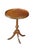 English Vintage Georgian Style Round Mahogany Piecrust Pedestal Table Sculpture Stand For Sale - Image 3 of 18