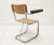 Industrial Industrial Leatherette and Wood Armchair from Gispen, 1950s For Sale - Image 3 of 6