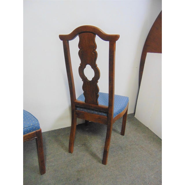 Asian Style Fruitwood Carved Dining Chairs - Set of 6 For Sale In Philadelphia - Image 6 of 7