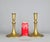 Vintage Maitland Smith Solid Brass Candlestick Holders - Set of 2 These elegant candle holders are made from solid brass...