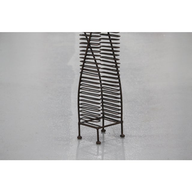 Cd storage cd holder storage shelf cd display cd rack shelves shelving christmas gift ideas wrought iron and wood cd rack....