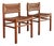 Italian Rush Dining Chairs, 1960s, Set of 2 For Sale