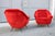 Armchairs in Red Velvet from Framar, 1950s, Set of 2 For Sale - Image 4 of 15