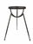 Barbara Barry for Baker Furniture wrought iron side table with an antiqued mirror tabletop. A unique piece adding a great...