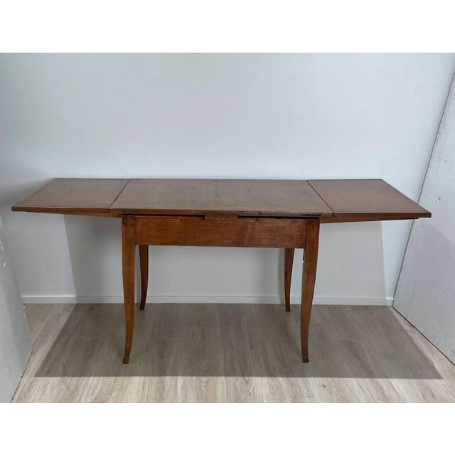 19th Century Pine Draw Leaf Farm Table, Italy For Sale In San Francisco - Image 6 of 8