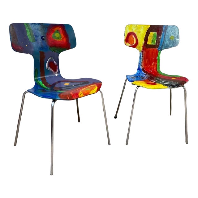 Set of T 3130 Chairs by Arne Jacobsen x Rolf Gjedsted, 1968 For Sale