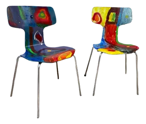Set of T 3130 Chairs by Arne Jacobsen x Rolf Gjedsted, 1968