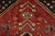 Red Qashqai Rug 3'7'' X 4'10'' Red Wool Vintage Tribal Hand-Knotted Oriental Carpet For Sale - Image 8 of 12
