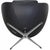 Egg Chair in Black Aura Leather by Arne Jacobsen, 2016 For Sale - Image 15 of 18