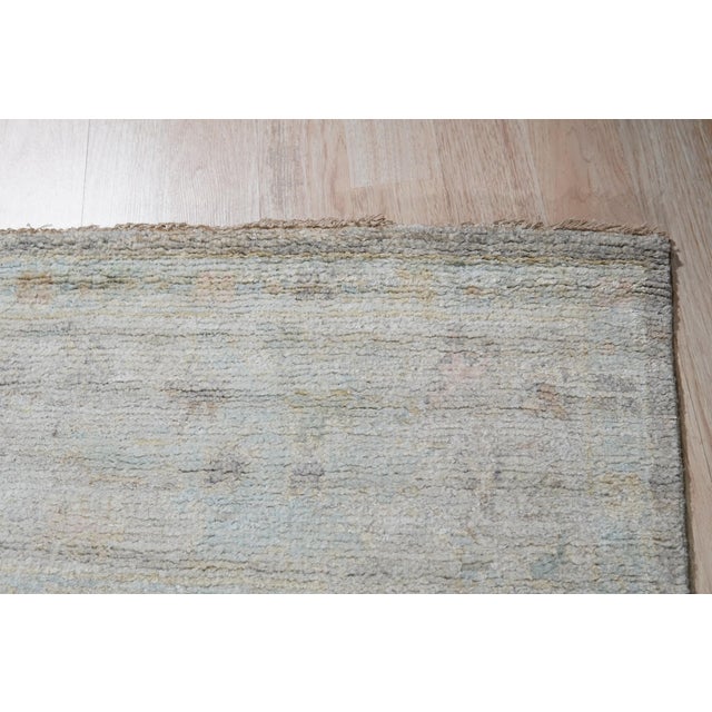 9x12 Ruby Fiona Ivory Traditional Geometric Hand Knotted Silk Carpet Rug For Sale In New York - Image 6 of 8