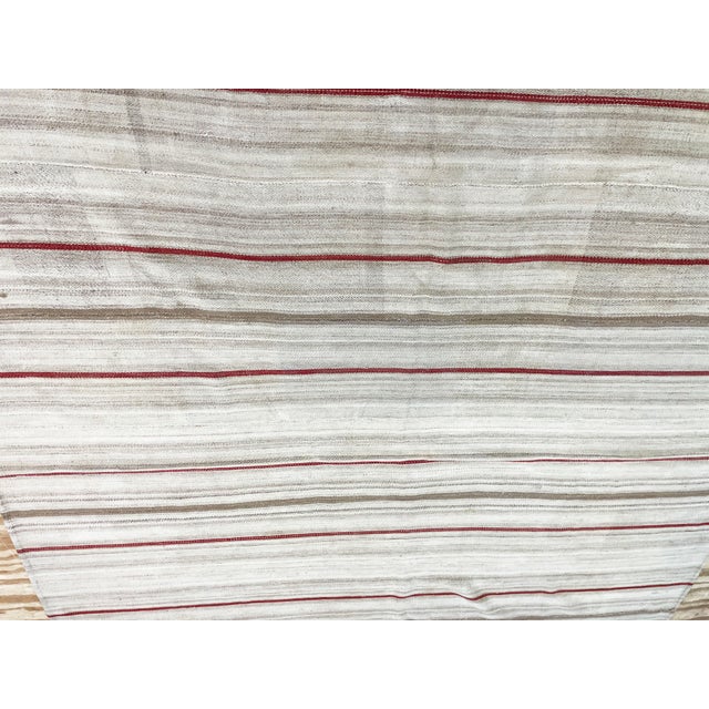 Vintage Mazandaran Kilim For Sale In Chicago - Image 6 of 9