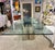 1980s Attributed to Curtis Jeré Trefoil Dining Table With Glass Top For Sale - Image 5 of 7