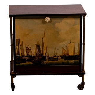 Mid-Century Modern French Bar Cabinet, 1970 For Sale