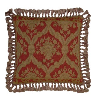 Aubusson Flourishes Throw Pillow For Sale