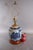 Vintage Chinese blue and white porcelain ginger jar table lamp featuring a traditional landscape of pagodas, pavilions,...