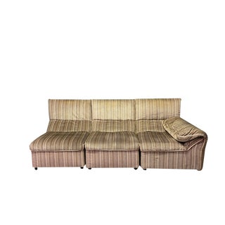 Vintage Baia 3-Seater Modular Sofa by Citterio E Nava 1970s from B&b Italia / C&b Italia, Set of 3 For Sale