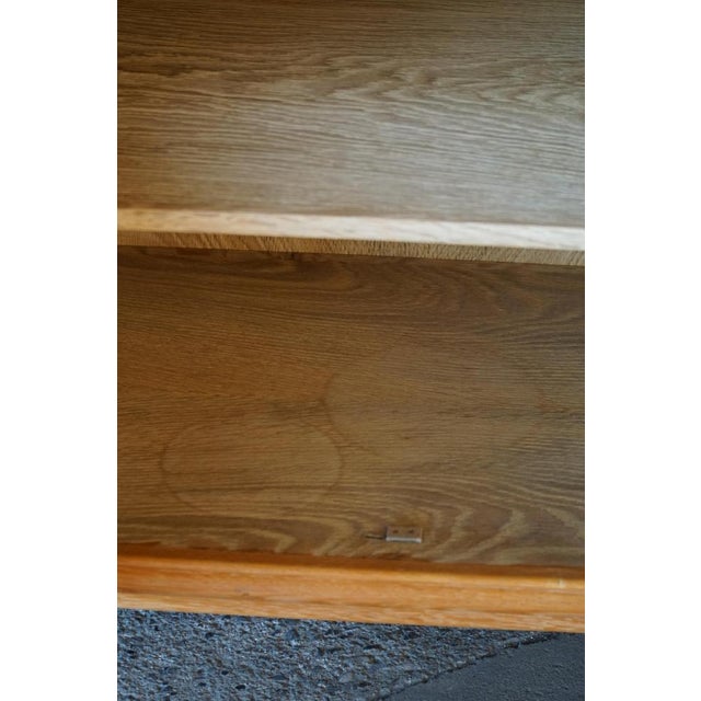 Danish Oak Sideboard with Paneled Doors, 1950s For Sale - Image 12 of 18