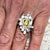 Natural Sapphire Diamond Ring 6.75 14k W Gold 13.3 TCW Certified For Sale - Image 13 of 18