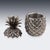 1970s Vintage 20th Century Silver Plated Pineapple Ice Bucket from Mauro Manetti, Italy, 1970s For Sale - Image 5 of 13