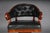 Black Antique English Chesterfield Captain's Desk Chair in Mahogany, 1830s For Sale - Image 8 of 18