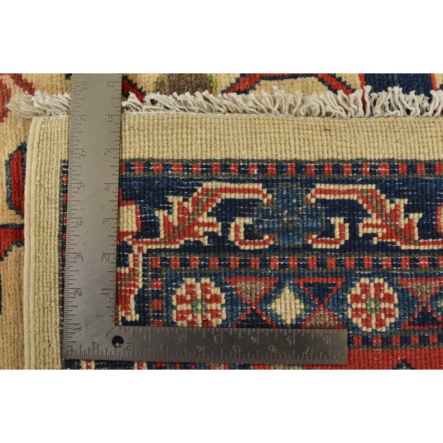 Kazak Rug 10′ X 13’4” Beige Wool Tribal Hand-Knotted Oriental Carpet For Sale - Image 15 of 15