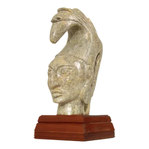 Central American Stone Carved Bust Sculpture