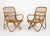 Mid-Century Bamboo and Rattan Armchairs in the style of Tito Agnoli, Italy 1960s For Sale - Image 9 of 16