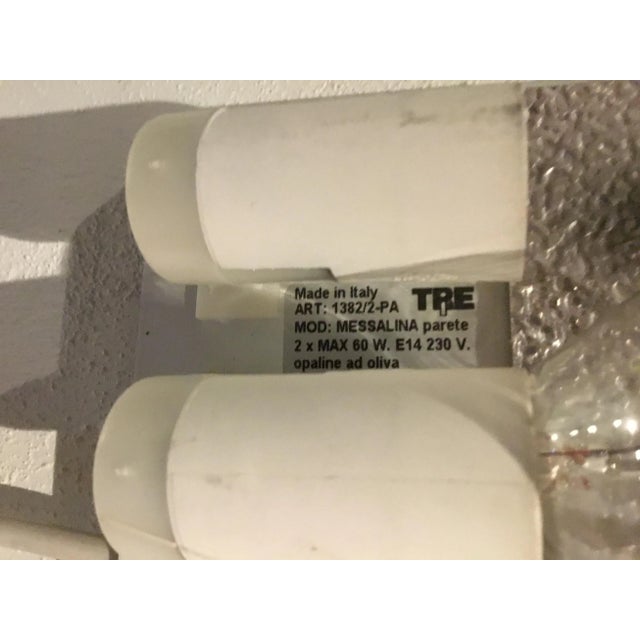 Large Mid-Century Wall Sconces, Italy For Sale - Image 7 of 9