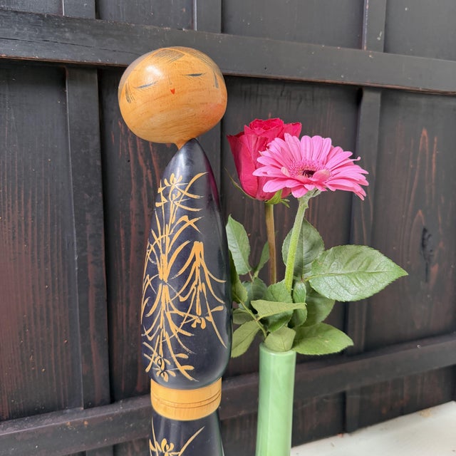 Wood Sato Suigai, Sōsaku Kokeshi Semishigure, 1970s, Wood For Sale - Image 7 of 13