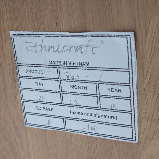 2010s Ethnicraft Mikado Dining Table For Sale - Image 5 of 5