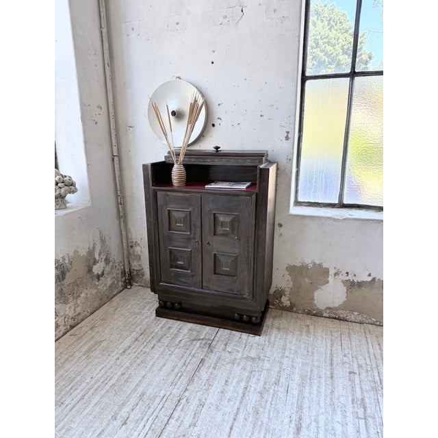 Art Deco Bar Cabinet by Hoffmann Chaleyssin, 1940s For Sale - Image 16 of 18