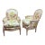 Vintage French Bergère Armchairs by Yale R. Burge For Sale