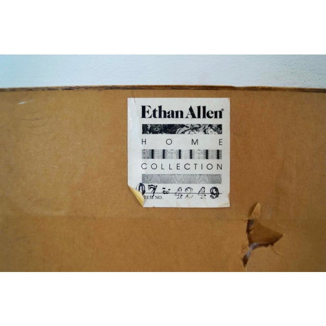 1970’s Hollywood Regency Ethan Allen Gilded Beveled Mirror For Sale - Image 12 of 12