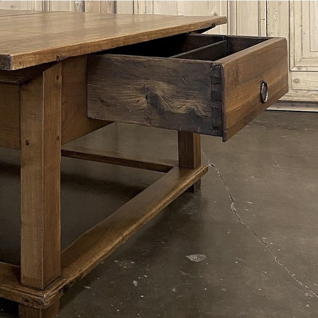 19th Century Rustic Country French Fruitwood Coffee Table For Sale - Image 13 of 14