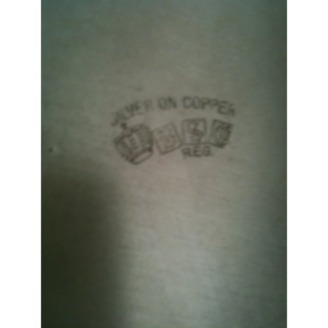 Silver on Copper Tea Kettle with Stand and Burner Chairish