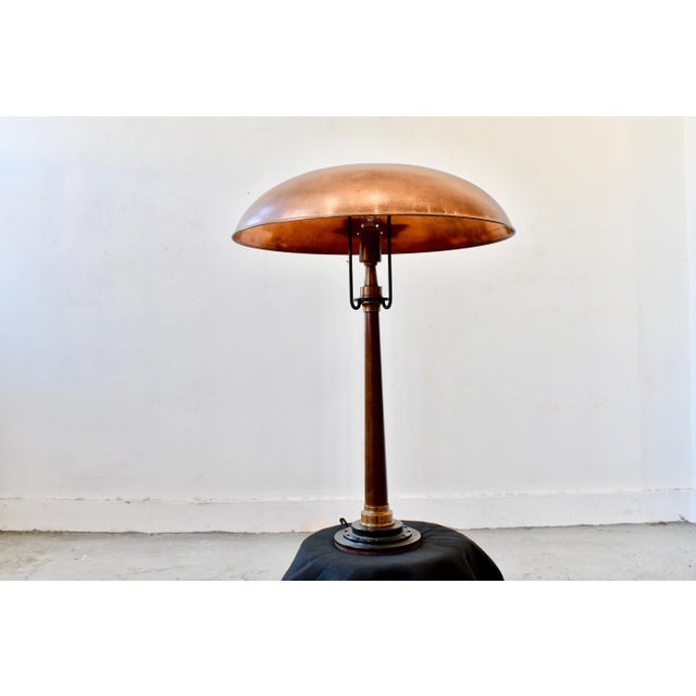 Metal 1920s Art Deco Style Tiff 1 Table Lamp For Sale - Image 7 of 10