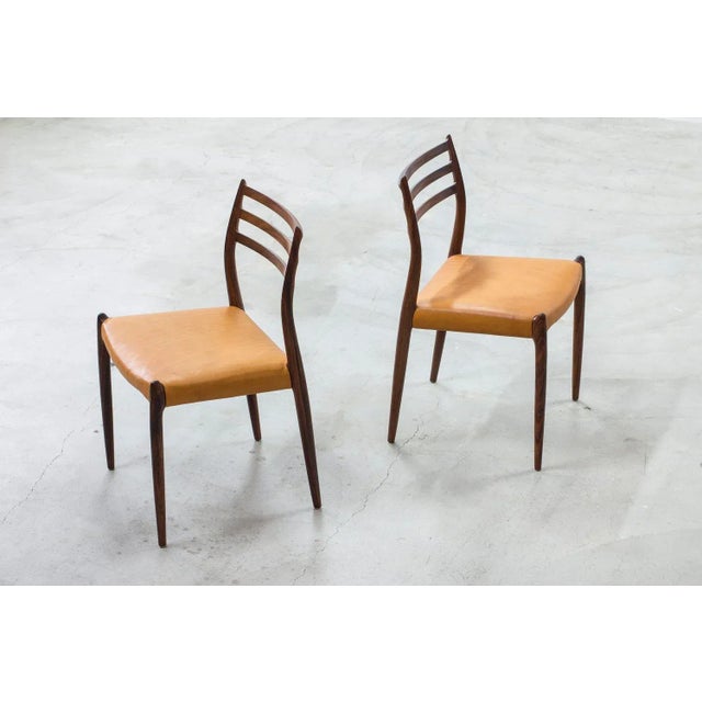 1950s Model 78 Dining Chairs by Niels O. Møller, 1950s, Set of 8 For Sale - Image 5 of 13