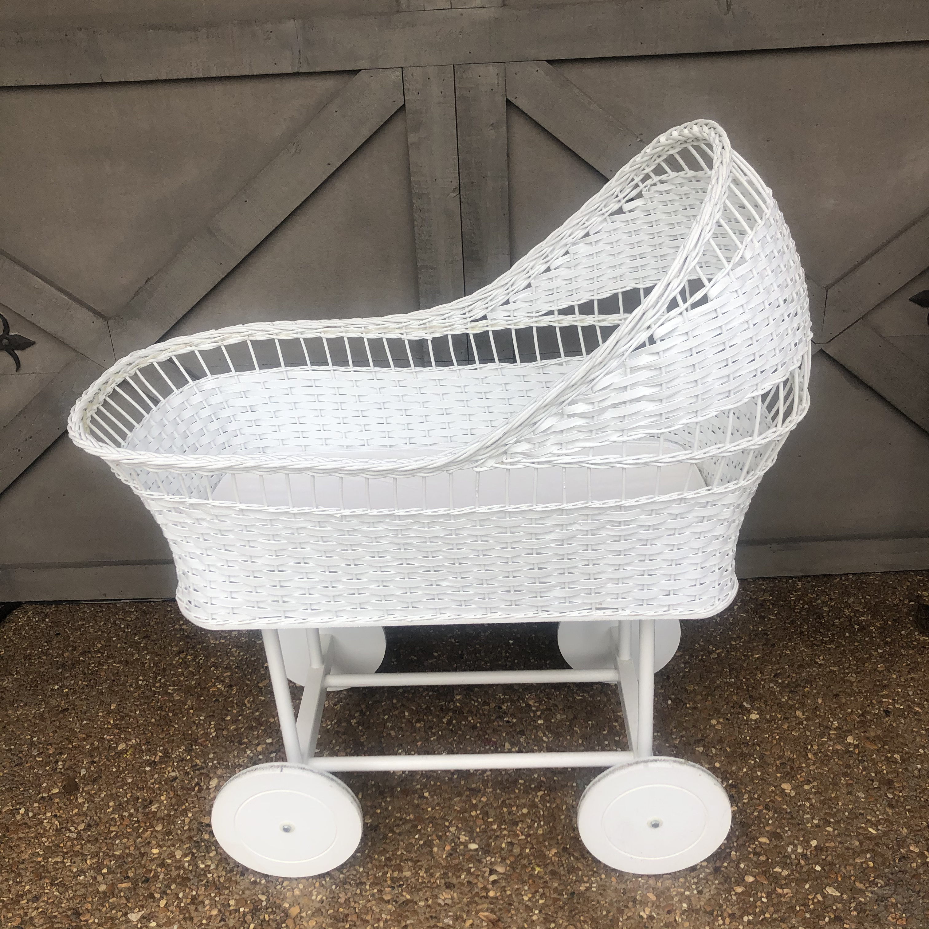wicker bassinet for sale