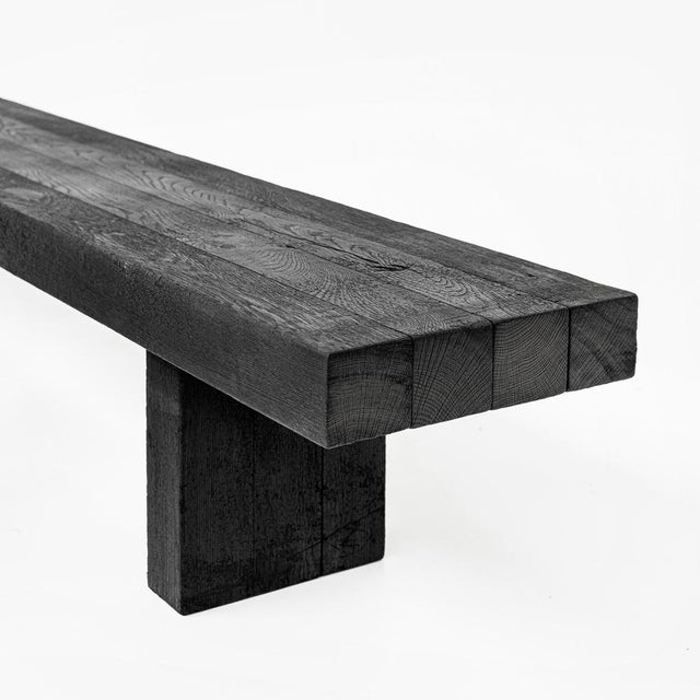 Kurai Bench by Deevie Vermetten for Fermetti For Sale - Image 4 of 6