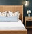 New special order item. Not vintage. Introducing the Dolly Headboard - a winged headboard and platform, crafted from radio...