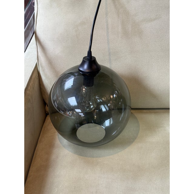 Jeremy Pyles for Niche Modern Solitaire Pendant, Smoke For Sale - Image 4 of 12