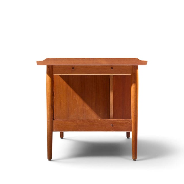 Mid 20th Century Arne Vodder for Sibast Mid Century Danish Teak Executive Desk For Sale - Image 5 of 10