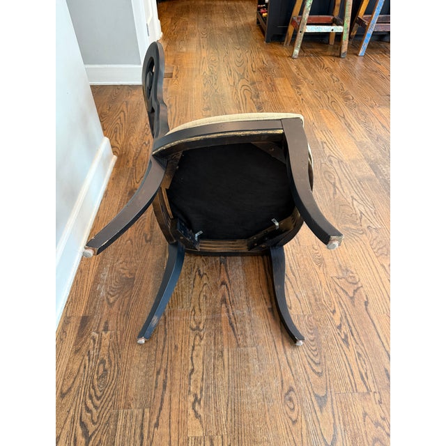 Textile Century Furniture Accent Chair For Sale - Image 7 of 8