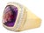 Vintage David Yurman 18k Yellow Gold, Amethyst, & Diamond Albion Cocktail Ring For Sale