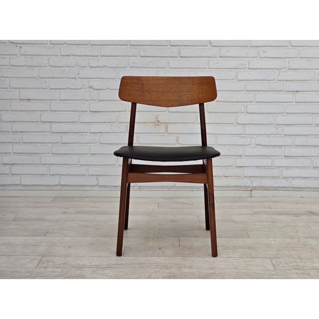 Black Vintage Danish Dining Chairs in Teak by Findahl Møbelfabrik, 1960s, Set of 4 For Sale - Image 8 of 18